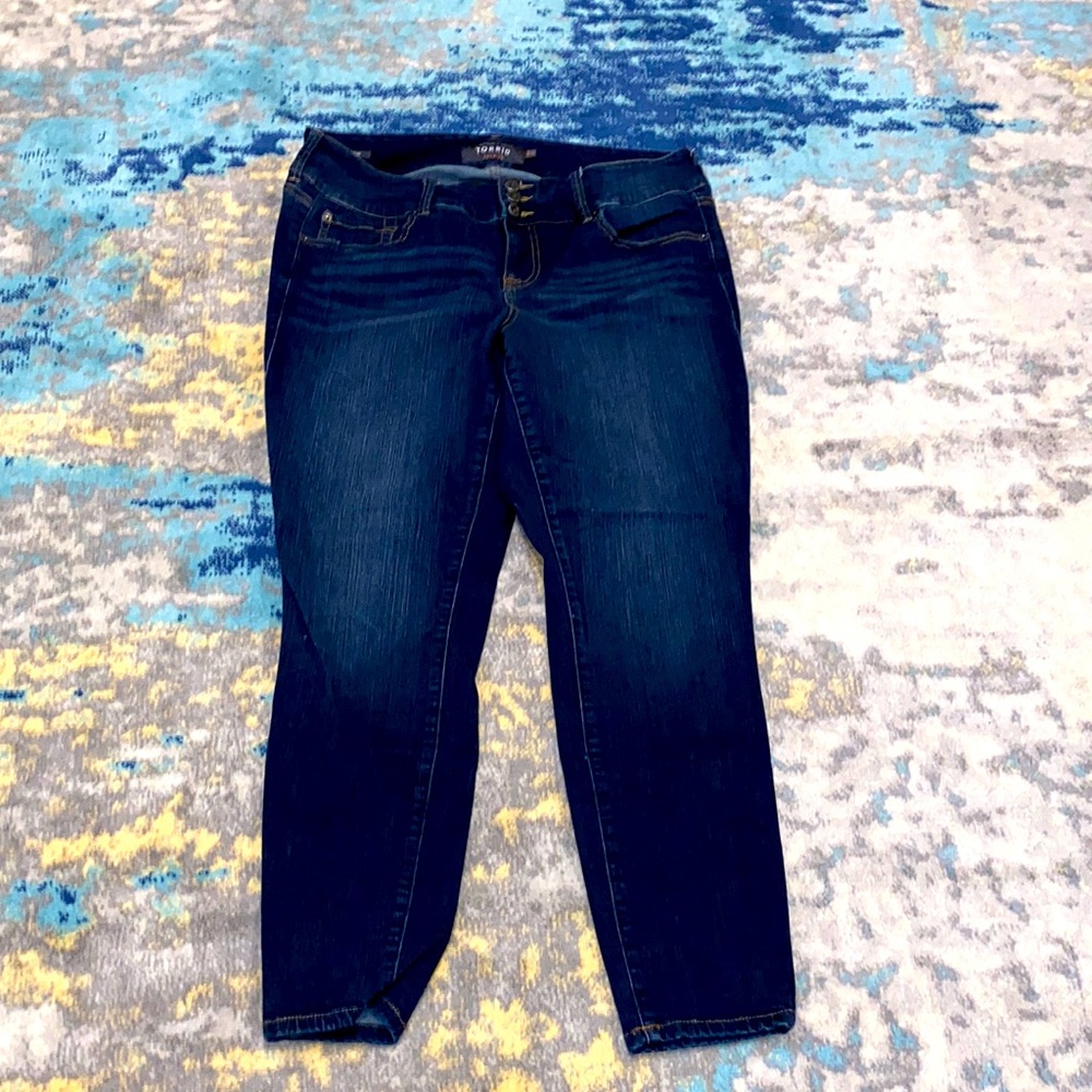 EUC Torrid Size 16R Premium Stretch Skinny Jeans Jegging Plus Size